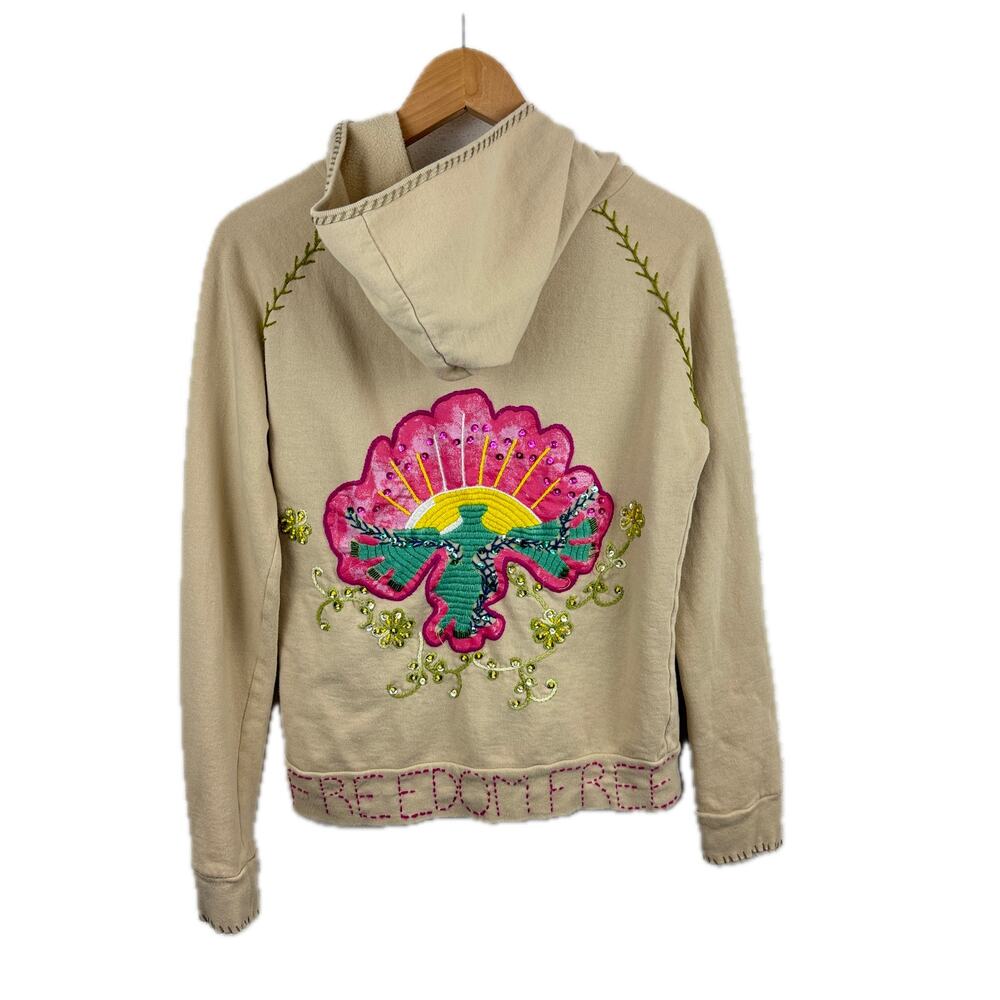 Switch USA Embroidered Zip Up Hoodie Y2K